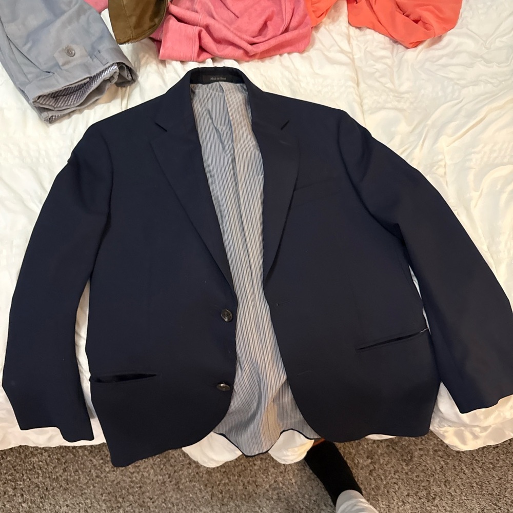 Ralph Lauren Men's Dark Blue Blazer